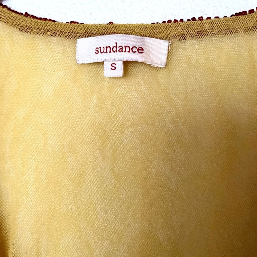 Sundance beaded tank top, Size S - Picture 3 of 4